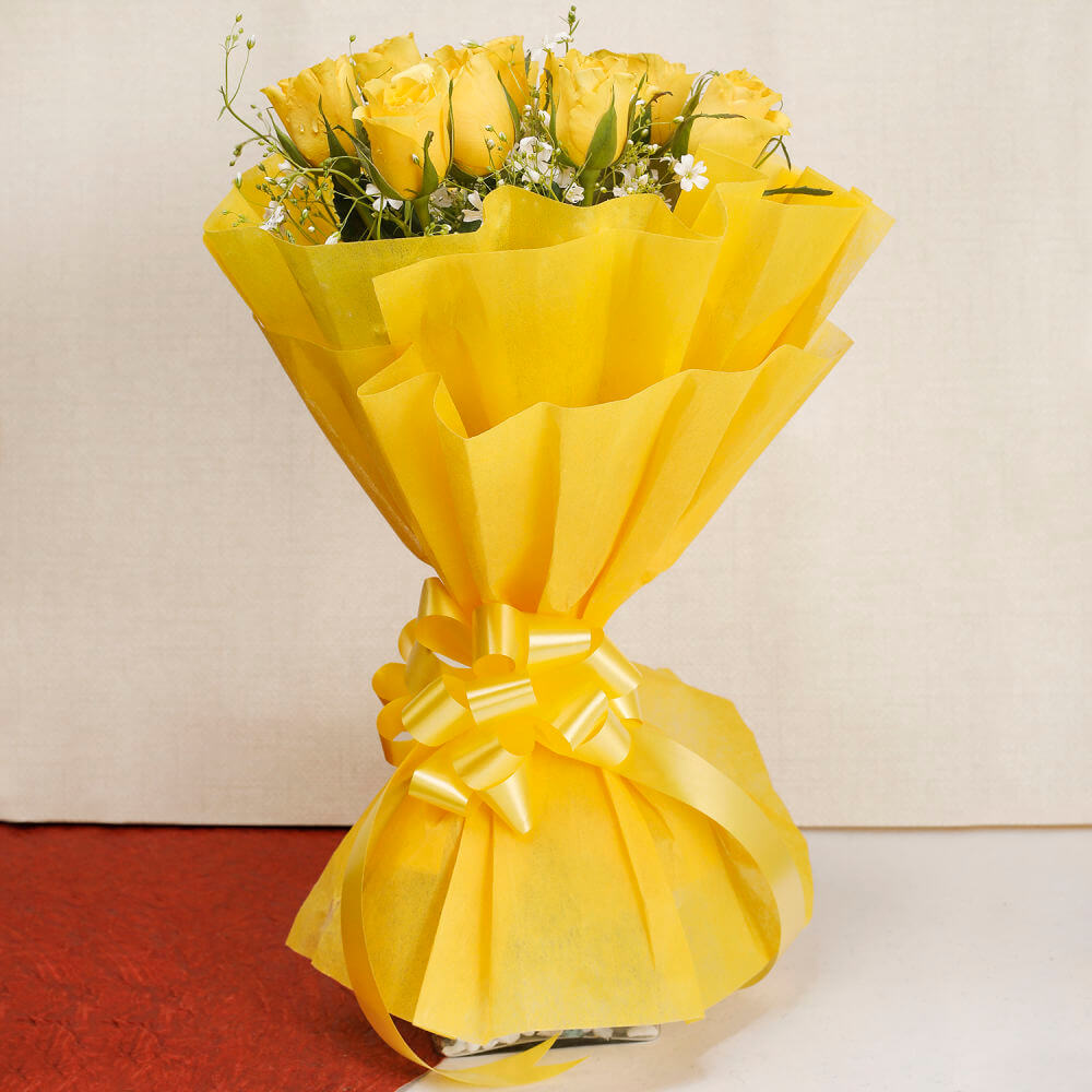 10 yellow rose